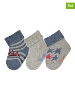 Sterntaler 3er-Set: Babysocken In Blau