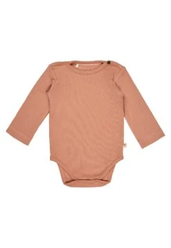 Sterntaler Langarm-Body Rippjersey In Mittelbraun