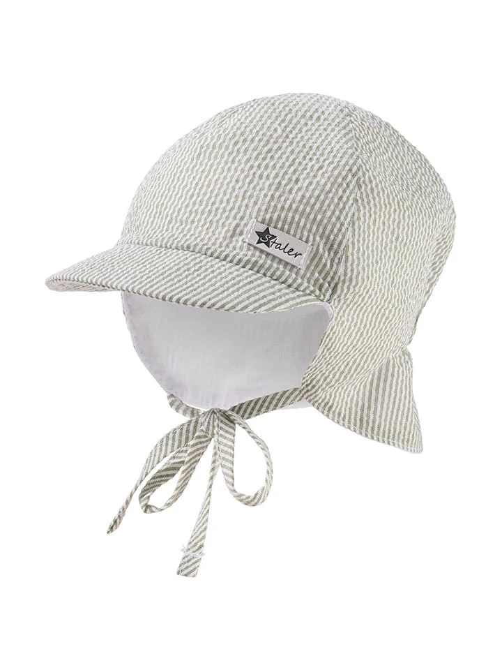 Sterntaler Nackenschutzcap In Grün 1 Sterntaler Nackenschutzcap In Grün