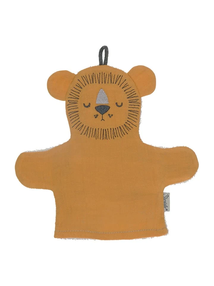 Sterntaler Waschhandschuh "Lio" In Hellbraun 1 Sterntaler Waschhandschuh "Lio" In Hellbraun