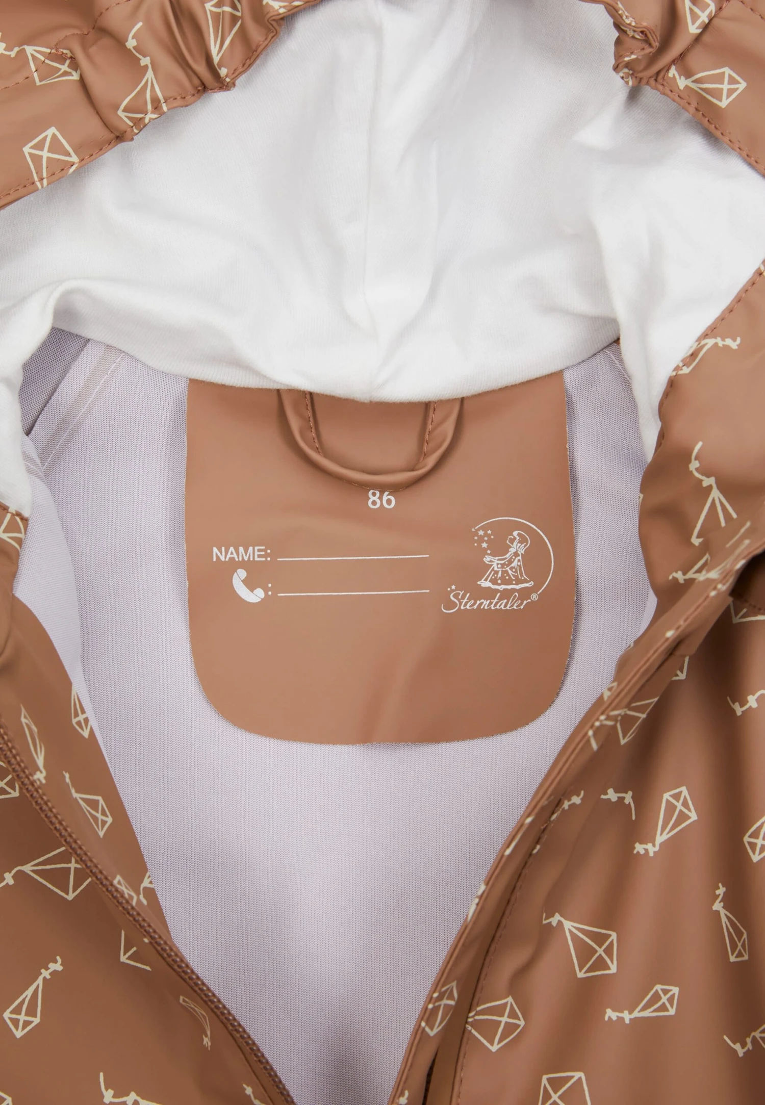 Sterntaler Regenjacke Ungefüttert Drachen In Mittleres Braun 5 Sterntaler Regenjacke Ungefüttert Drachen In Mittleres Braun – Bild 5