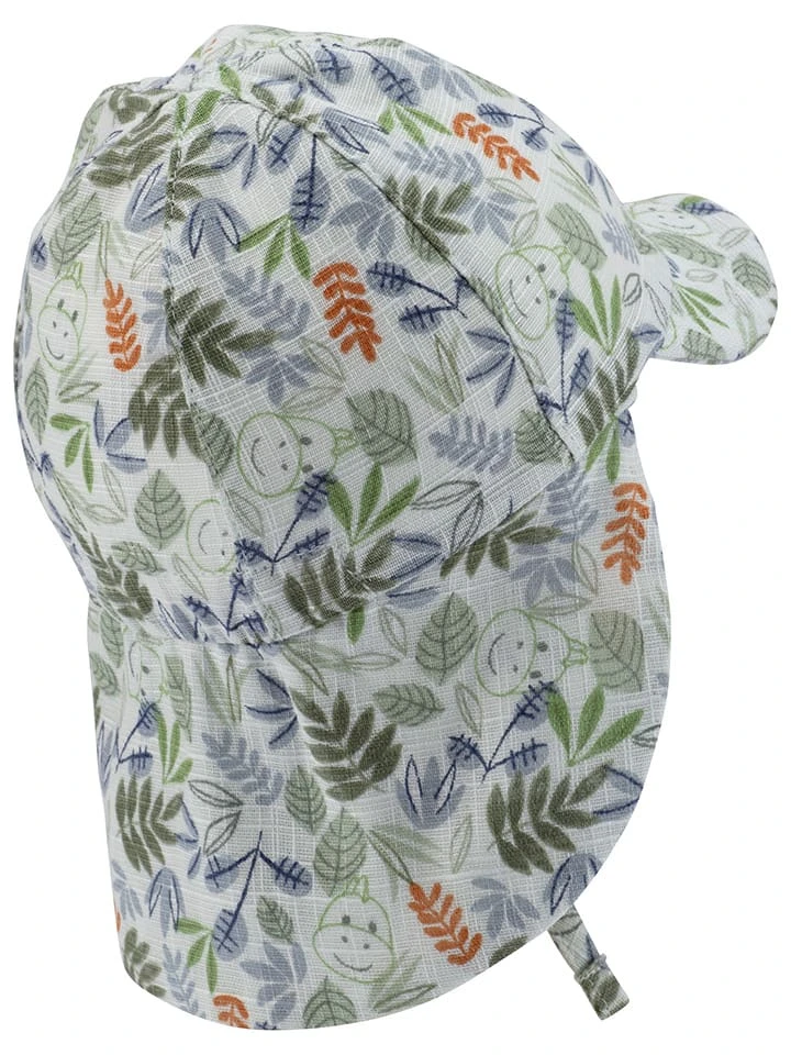 Sterntaler Schirmmütze "Blätter" In Hellblau/ Bunt 2 Sterntaler Schirmmütze "Blätter" In Hellblau/ Bunt – Bild 2
