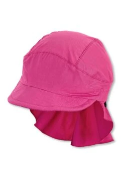Sterntaler Schirmmütze Mit Nackenschutz Basic In Magenta