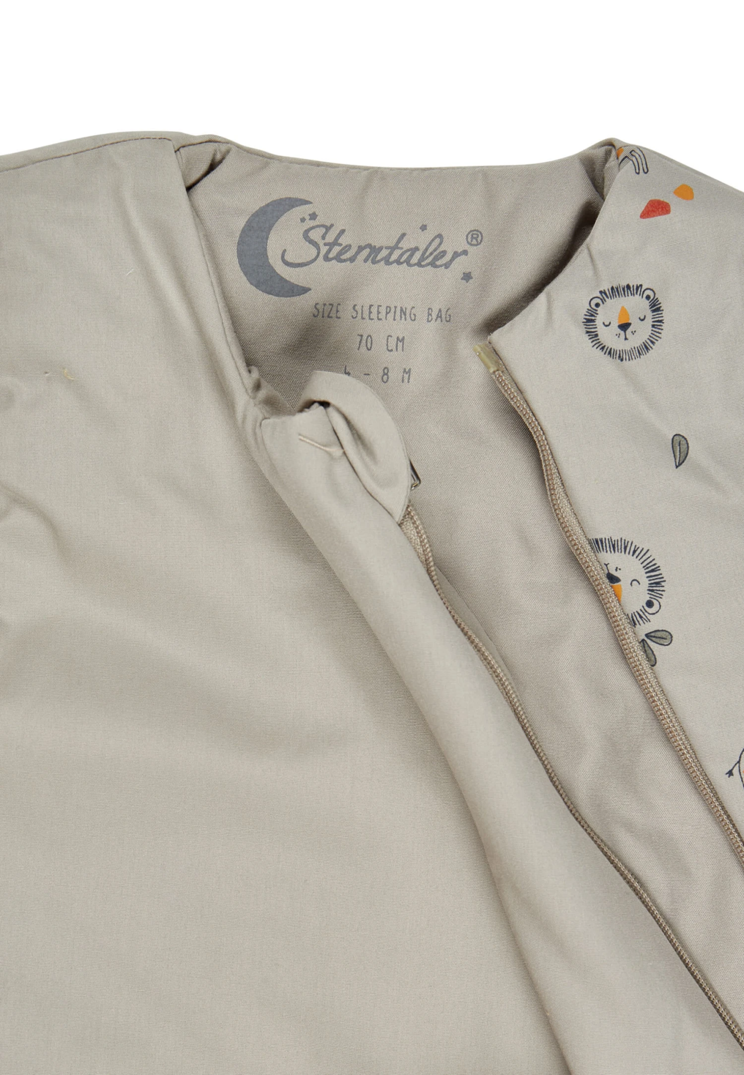 Sterntaler Schlafsack 70cm Safari In Steingrau 5 Sterntaler Schlafsack 70cm Safari In Steingrau – Bild 5