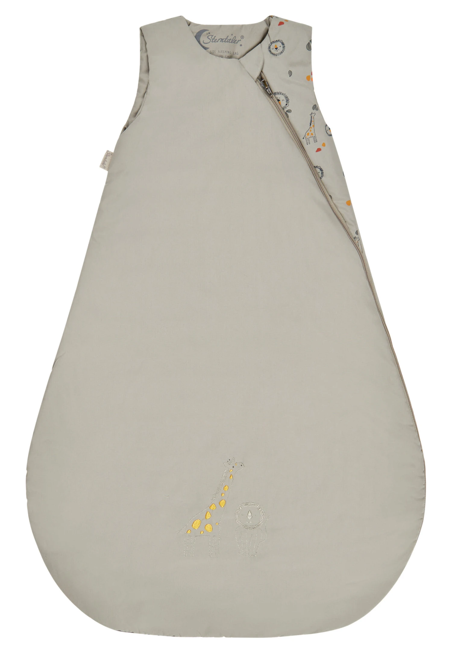 Sterntaler Schlafsack 70cm Safari In Steingrau 1 Sterntaler Schlafsack 70cm Safari In Steingrau