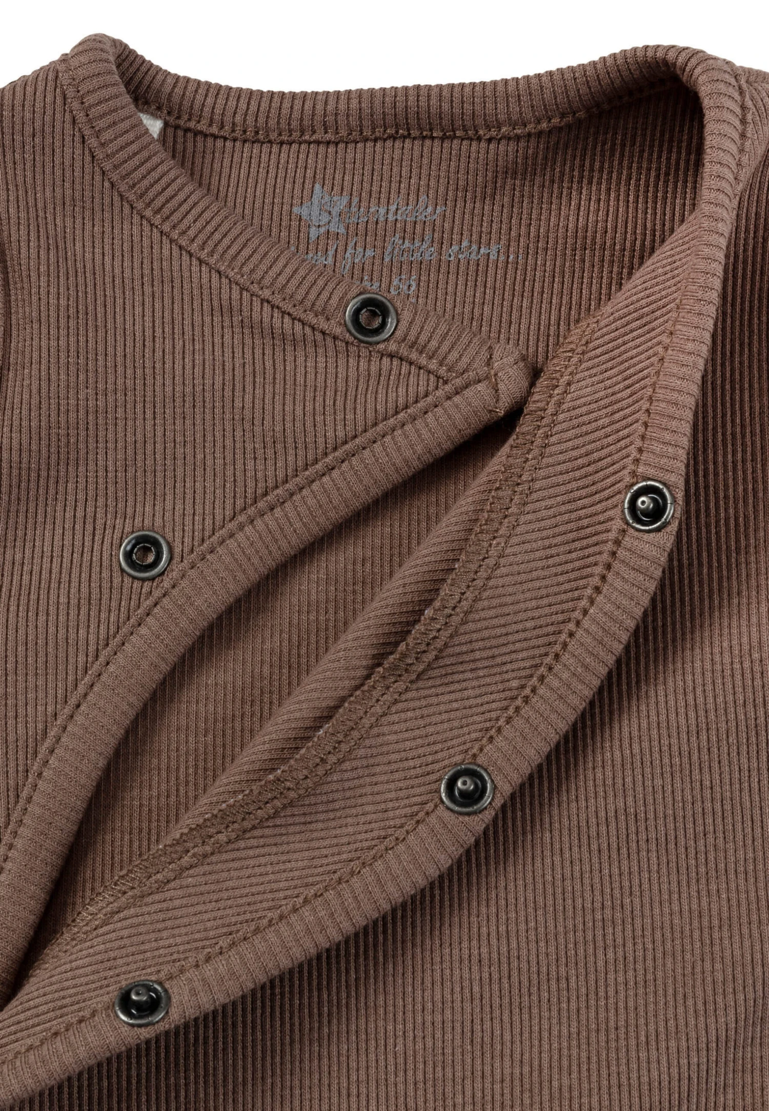 Sterntaler Strampler Rippjersey In Braun 3 Sterntaler Strampler Rippjersey In Braun – Bild 3