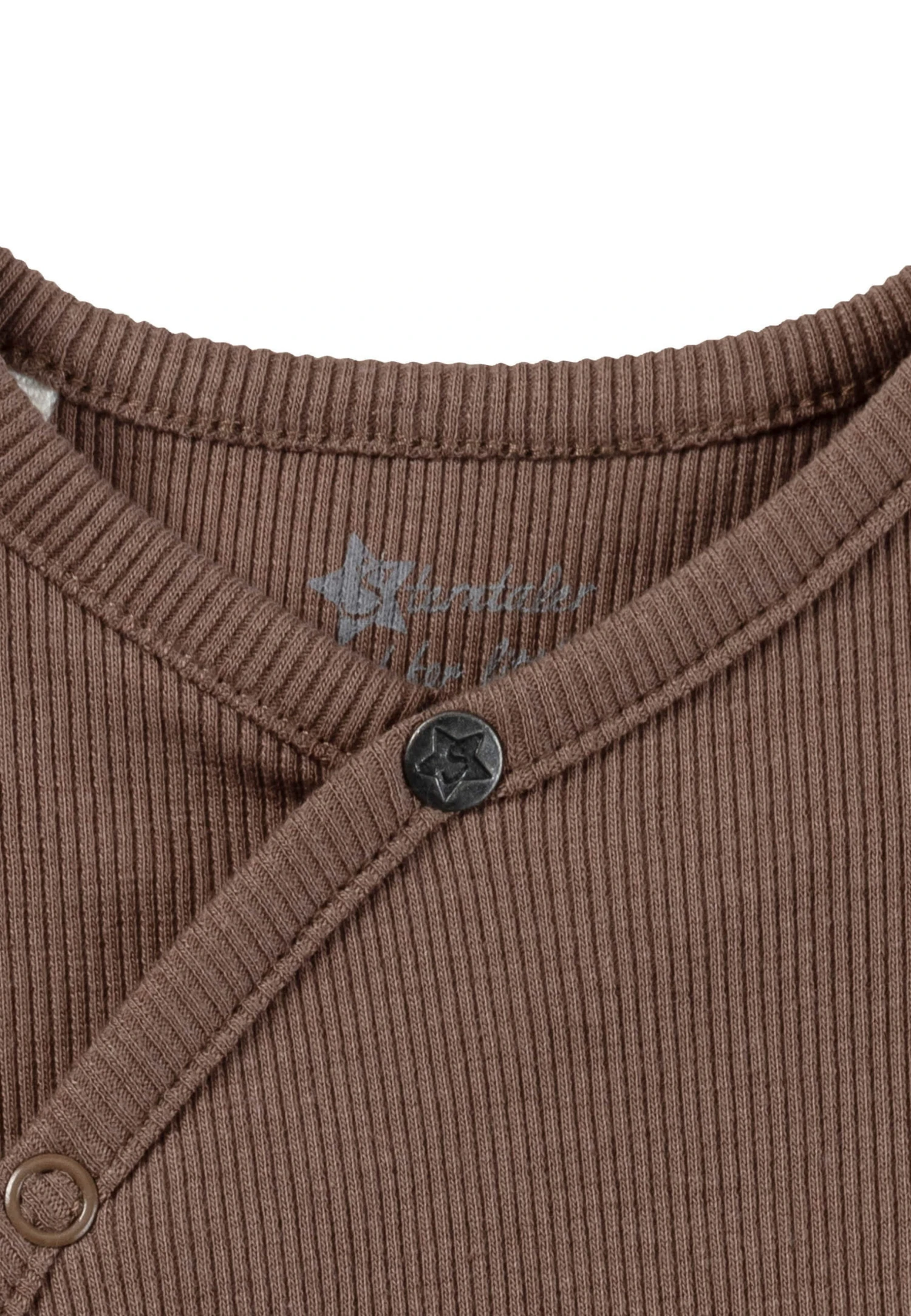 Sterntaler Strampler Rippjersey In Braun 4 Sterntaler Strampler Rippjersey In Braun – Bild 4