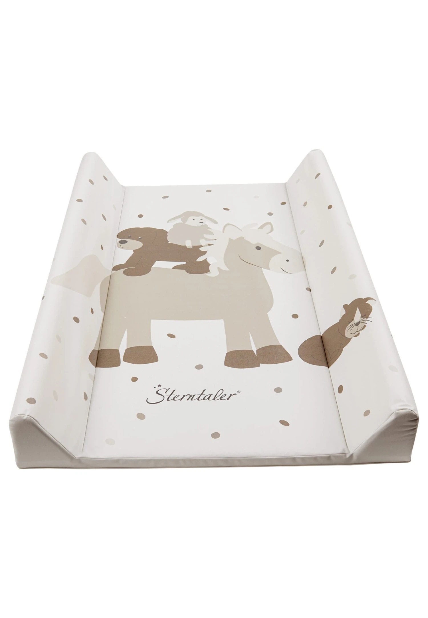 Sterntaler Wickelauflage Schmal BAUERNHOF In Ecru 1 Sterntaler Wickelauflage Schmal BAUERNHOF In Ecru